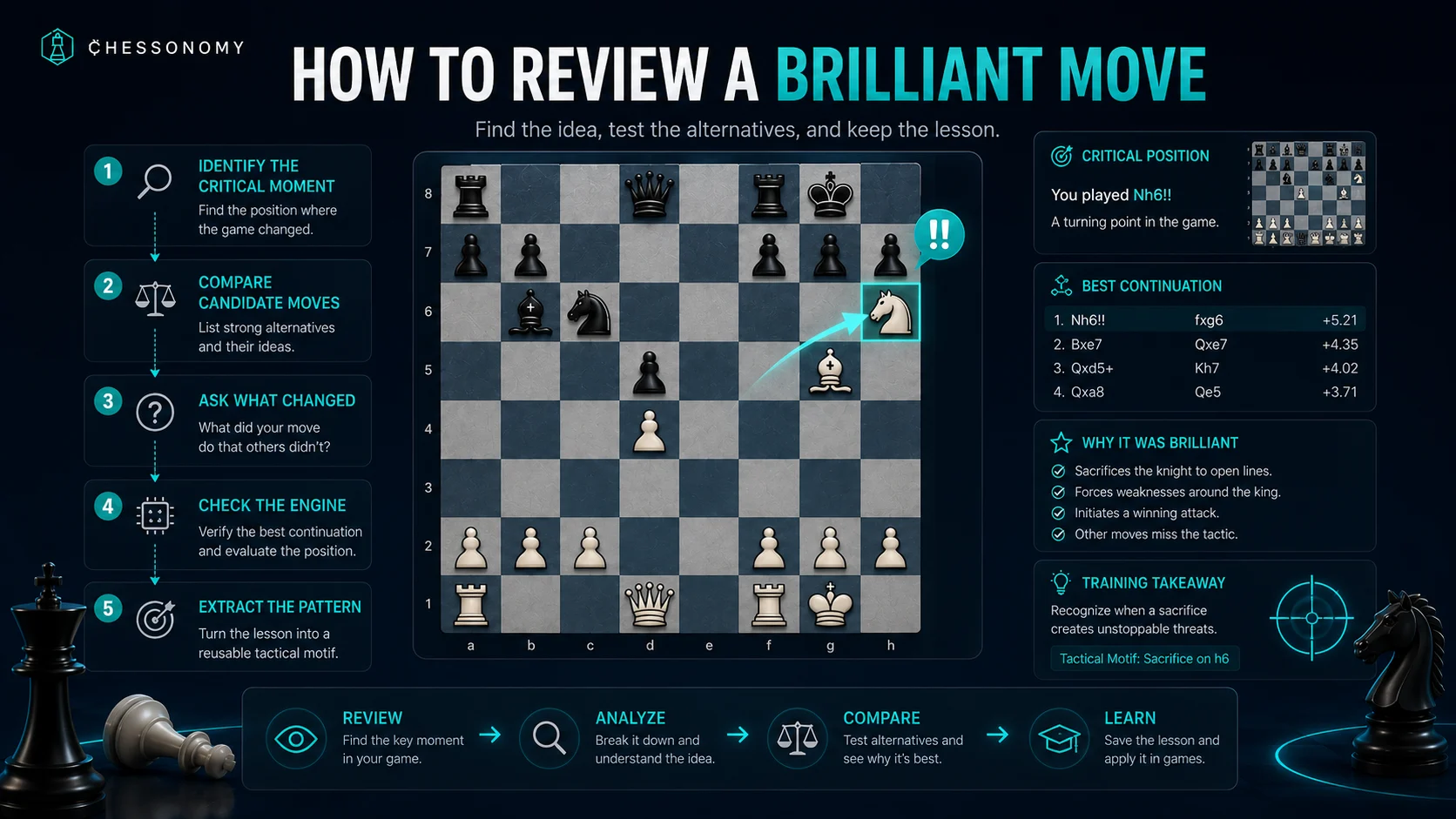 What Is a Brilliant Move in Chess? Examples | Chessonomy